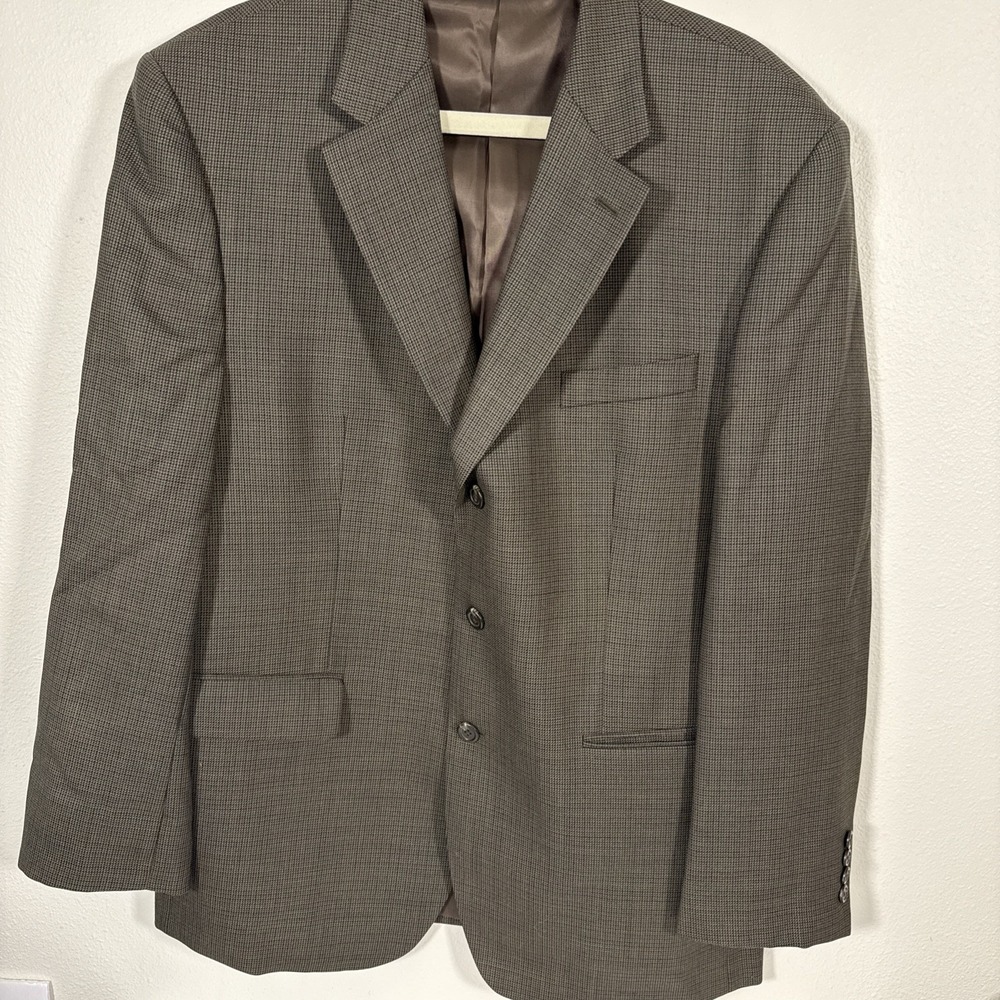 Ralph Lauren Men's Sports Coat - Brown Tweed - Size 44R‎ - 100% Wool 3 Button